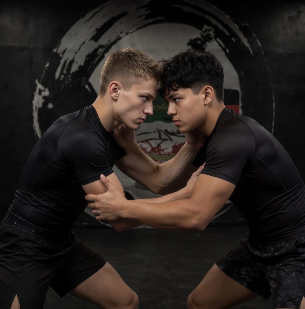 Post-session conversation on the mat